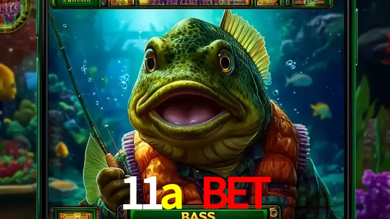 Personagem de peixe pescador do popular jogo de slot com tema de pescaria, uma das emocionantes opções de caça-níqueis para jogar e ganhar no cassino 11a bet.